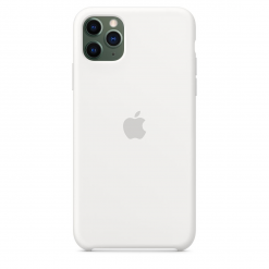 SILICONA LOGO ORIGINAL BLANCO  IPHONE 11 PRO
