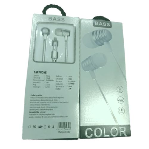 AURICULAR HAND FREE 3,5 BLANCO