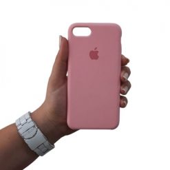 SILICONA LOGO ORIGINAL ROSA  IPHONE 12 / 12PRO