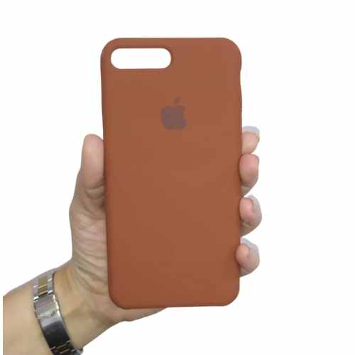 SILICONA LOGO ORIGINAL MARRON IPHONE 16 PROMAX