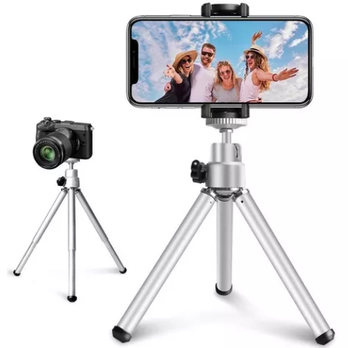 TRIPODE CELULAR ALUMINIO + ADAPTADOR CAMARA SELFIE KIT