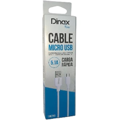 CABLE USB A MICROUSB V8 1METRO CARGA RAPIDA