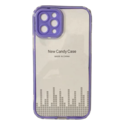 TPU TRANSPARENTE BORDE CANDY SAMSUNG A34 VIOLETA