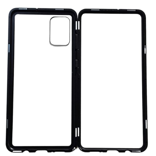 FUNDA MAGNETICA SAMSUNG A71 BORDE NEGRO METALICO - Imagen 2