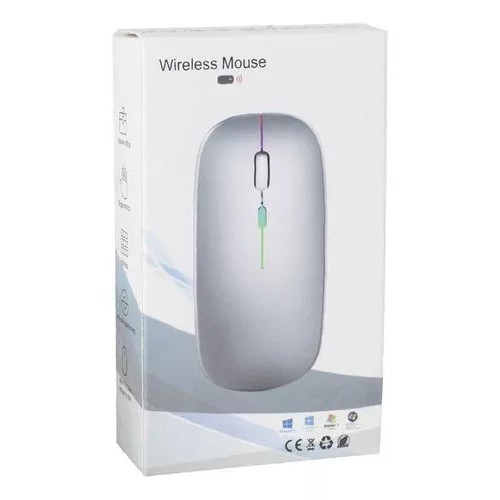 MOUSE INALAMBRICO RECARGABLE +CABLE CARGA