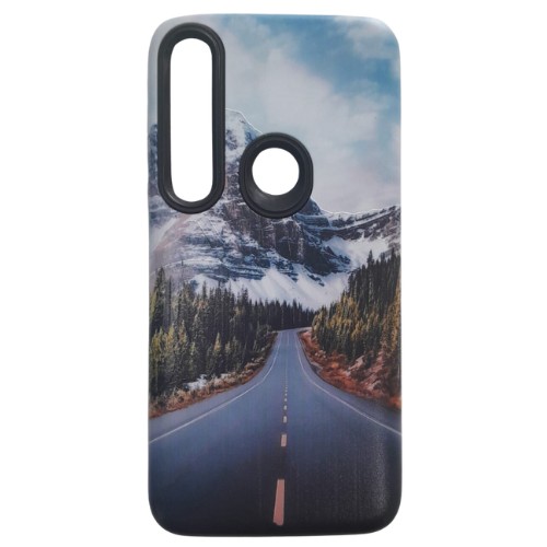 FUNDA REFORZADA MOTOROLA G8 PLUS DISEÑO MONTAÑAS