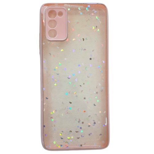 TPU BORDE ROSA CON BRILLO IPHONE 11 PROMAX