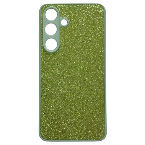 TPU GLITTER BORDE VERDE SAMSUNG S24 S25