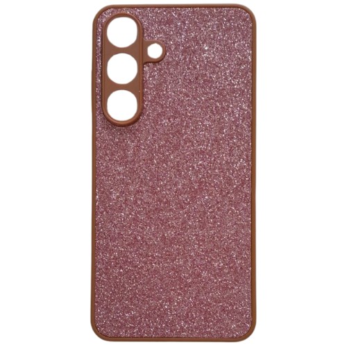 TPU GLITTER BORDE MARRON SAMSUNG S25 ULTRA