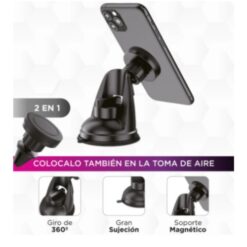Alternative view of SOPORTE AUTO MAGNETICO SOUL SOPAPA Y VENTIL 2 EN 1