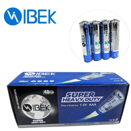 PILAS 3A AAA PACK X4 IBEK