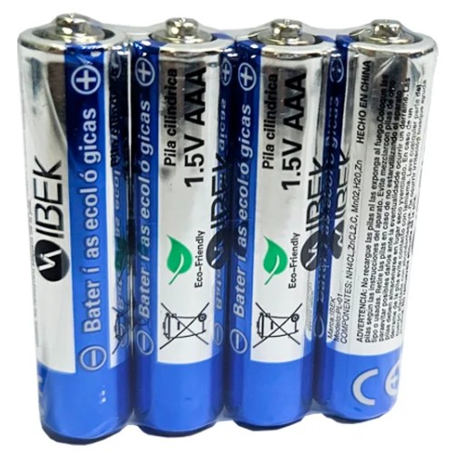 PILAS 3A AAA PACK X4 IBEK - Imagen 2