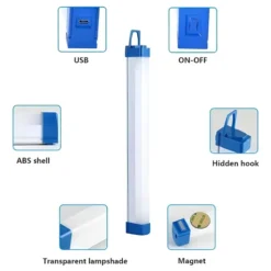 Alternative view of TUBO DE LUZ LED RECARGABLE IMAN MULTIUSO