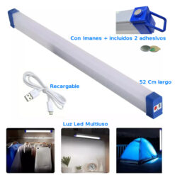 TUBO DE LUZ LED RECARGABLE IMAN MULTIUSO