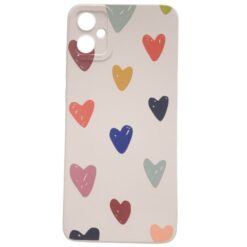 SILICONA TIPO ORIGINAL SAMSUNG A05 DISEÑO CORAZONES