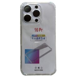TPU TRANSPARENTE ANTIGOLPE IPHONE 16 PRO C/PROTECCION DE CAMARA
