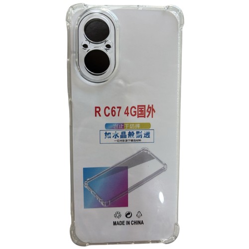 TPU TRANSPARENTE ANTIGOLPE REALME C67 C/PROTECCION DE CAMARA