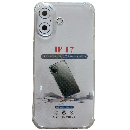 TPU TRANSPARENTE ANTIGOLPE IPHONE 17