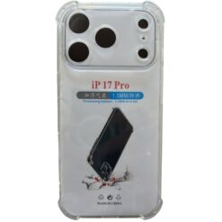 TPU TRANSPARENTE ANTIGOLPE IPHONE 17 PRO C/PROTECCION DE CAMARA