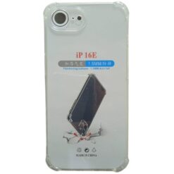 TPU TRANSPARENTE ANTIGOLPE IPHONE 16E C/PROTECCION DE CAMARA