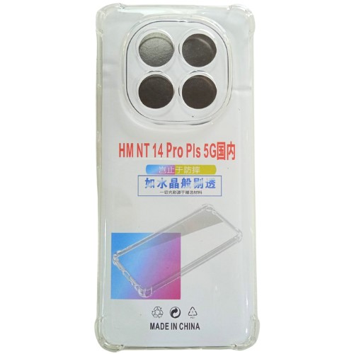 TPU TRANSPARENTE ANTIGOLPE REDMI NOTE 14 PRO PLUS C/PROTECCION DE CAMARA