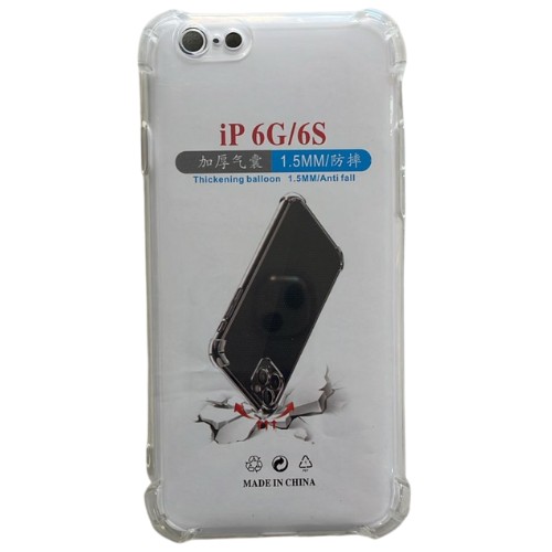 TPU TRANSPARENTE ANTIGOLPE IPHONE 6 C/PROTECCION DE CAMARA