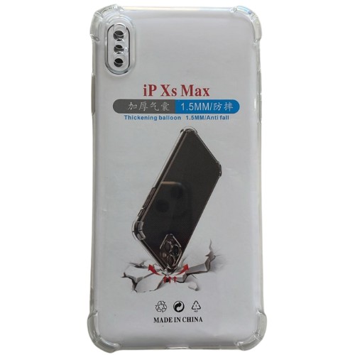 TPU TRANSPARENTE ANTIGOLPE IPHONE XS MAX C/PROTECCION DE CAMARA