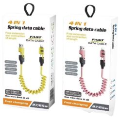 CABLE  IPHONE 4EN1 USB/TIPO C A IPHONE/TIPO C