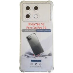 TPU TRANSPARENTE ANTIGOLPE XIAOMI POCO X6 PRO C/PROTECCCION DE CAMARA