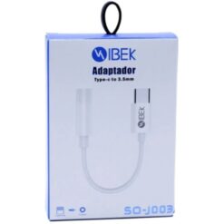 ADAPTADOR 3.5 MM HEMBRA A TIPO C MACHO IBEK