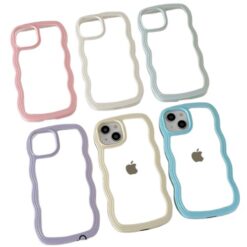 TPU NUBE BORDE COLOR BLANCO IPHONE 15 PRO