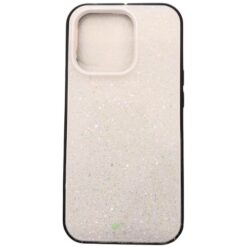 TPU BORDE COLOR NEGRO BRILLITOS IPHONE 15 PRO
