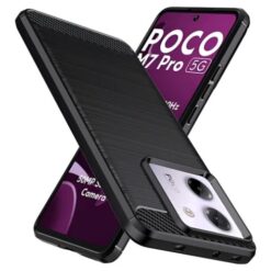 FUNDA ALTO IMPACTO FIBRA CARBONO XIAOMI POCO M7 PRO/REDMI NOTE 14 5G