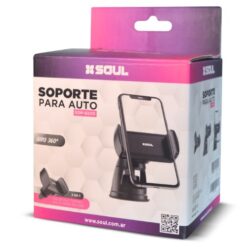 SOPORTE AUTO MAGNETICO SOUL SOPAPA Y PRENSA 2 EN 1