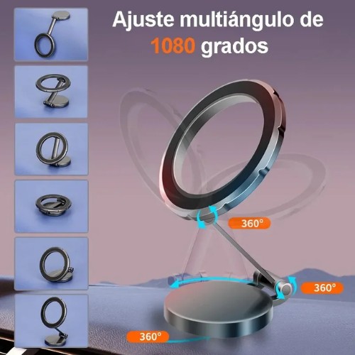 SOPORTE HOLDER VENTOSA MAGNETICO PARA CELULAR ARO - Imagen 2