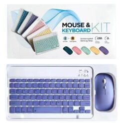 KIT TECLADO Y  MOUSE RECARGABLE CON BLUETOOTH