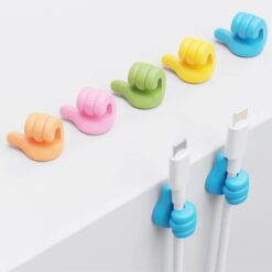 SOPORTE PARA CABLE PULGAR DE PARED X4