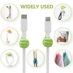 Alternative view of SOPORTE PARA CABLE PULGAR DE PARED X4