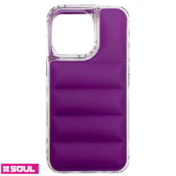 FUNDA PUFFER SOUL IPHONE 13 VIOLETA