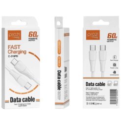 CABLE TIPO C A TIPO C 60W PRO21