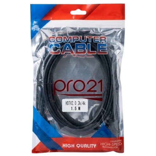 CABLE HDMI 1.5M PRO21