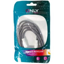 CABLE AUXILIAR MALLADO 1M ONLY