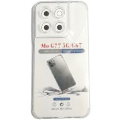 TPU TRANSPARENTE CRISTAL ANTIGOLPE MOTOROLA G77 / G67