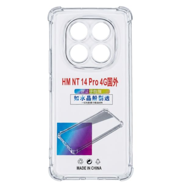 TPU TRANSPARENTE CRISTAL ANTIGOLPE REDMI NOTE 14 PRO