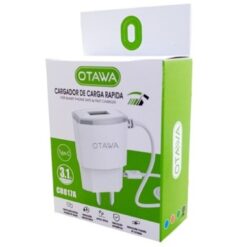 CARGADOR FICHA MICROUSB 3.1A CABEZAL +1USB