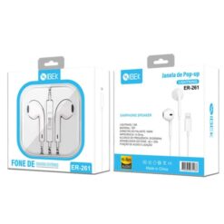 AURICULARES LIGHTNING CON CONTROL DE VOLUMEN Y MANOS LIBRES IBEK