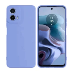 SILICONA SOFT AZUL MOTOROLA G34 G45