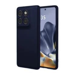 SILICONA SOFT AZUL OSCURO MOTOROLA G67 G77 G87