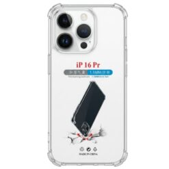 TPU TRANSPARENTE CRISTAL ANTIGOLPE IPHONE 16 PRO